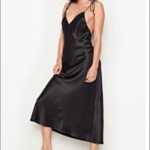 Victoria‘s Secret Satin Slip Dress, Knotted Straps